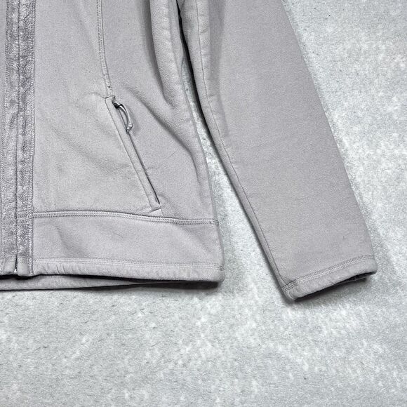 The North Face Jacket Womens Medium Gray Coat Never Stop Exploring Fleece Lined - Picture 5 of 12